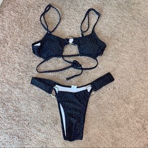 NWOT Shein polka dot bikini
